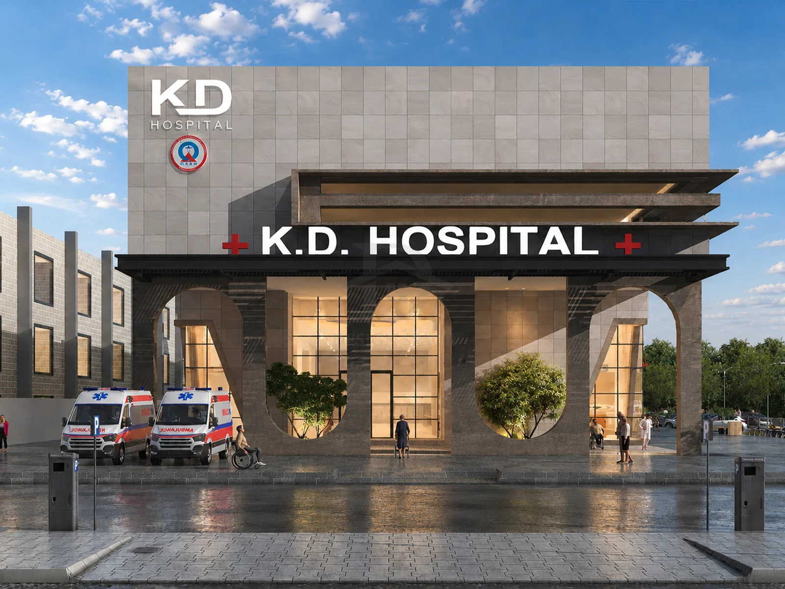 Detail at Healthcare Facility, a healthcare project by DDesignSpace